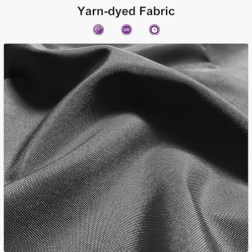 Miniatura 30 de PURPLE LEAF Pérgola de metal retráctil de 10 x 12 pies con toldo y cubierta de sombra para jardín, patio, terraza de playa, cenador, color blanco