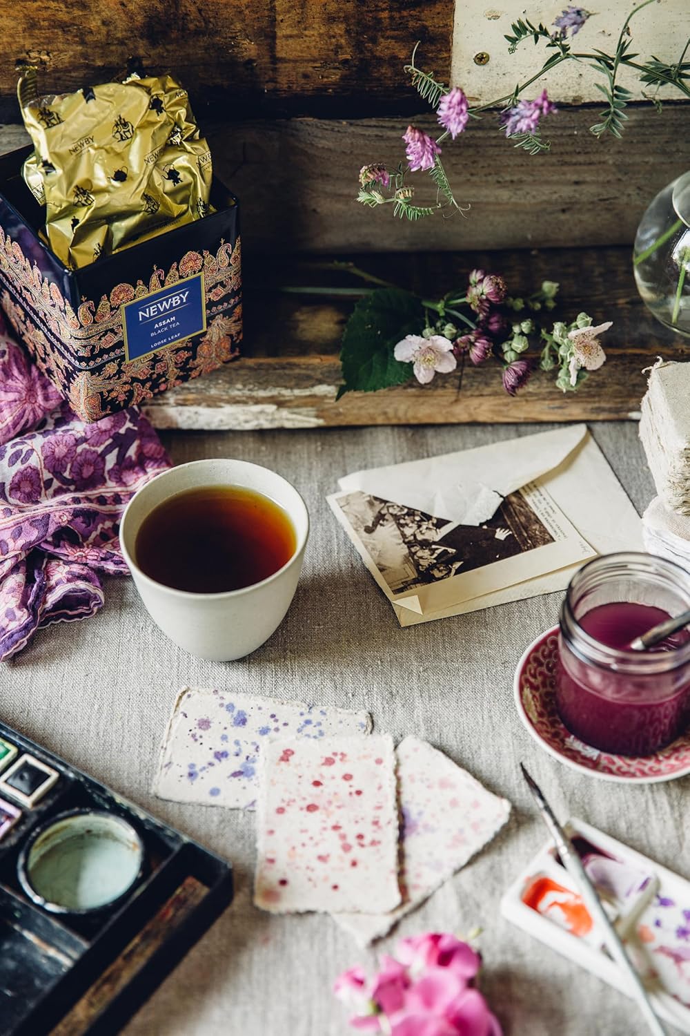 Assam Tea – 50 Individually Wrapped Tea Bags – Malty with honey hints.