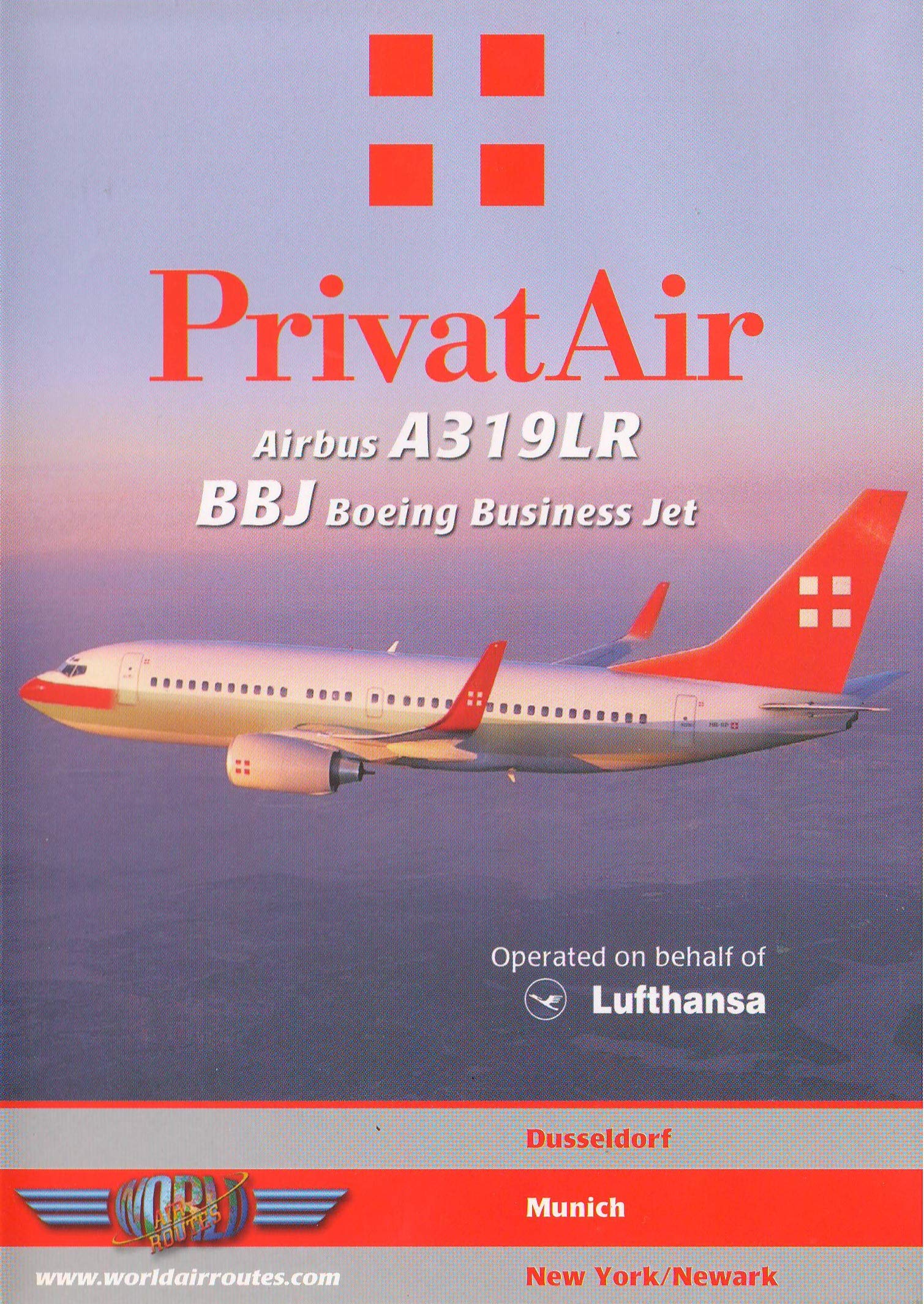 PrivatAir A319LR / BBJ Cockpit (DVD)