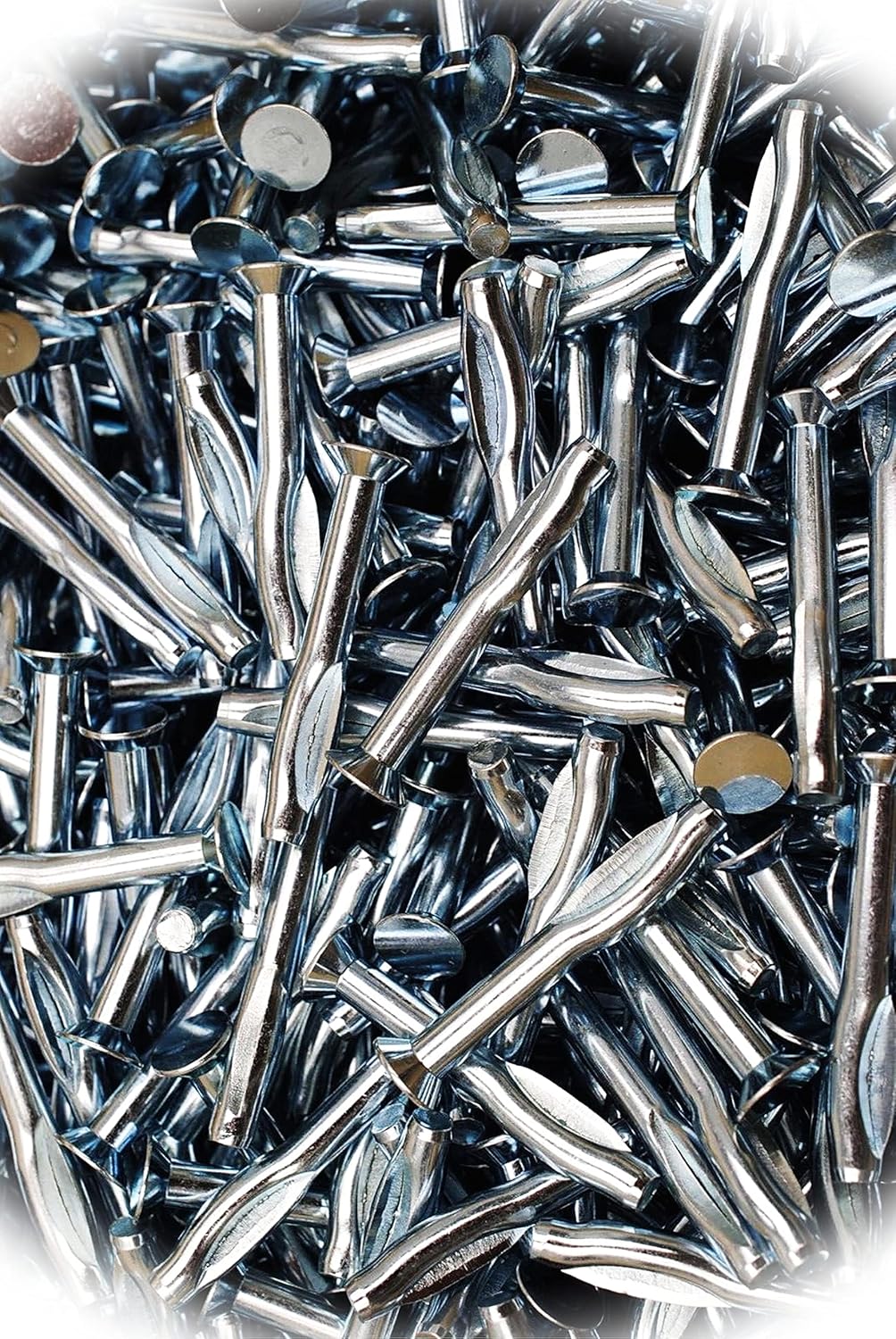 New Pack of (150) Flat Head 1/4 x 2 Split Drive Anchors Concrete Nail-in Hammer-in Multi-Purpose Comprehensive Hardware Fastener Assortment Kit MoPNEM01834