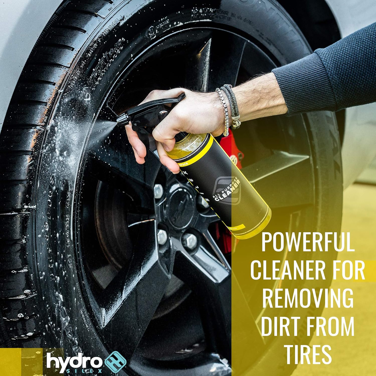 HydroSilex All Purpose Cleaner (16oz) | Powerful, Professional Strength Cleaner & Degreaser | Easily Cuts Grime, Grease & Oils | Engine Bay Cleaner, Tire Cleaner, Wheel Well & Exhaust Tip Cleaner - Image 7