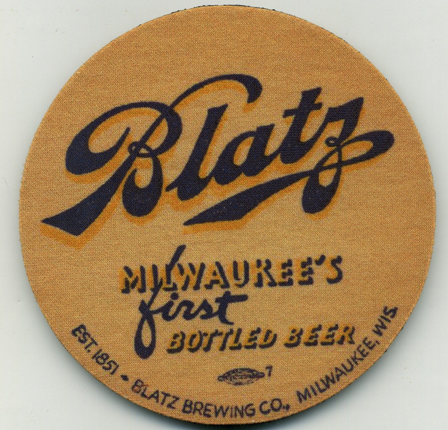 Blatz Beer - Milwaukee's First Bottled Beer - Coaster Set of 4 - Est. 1851