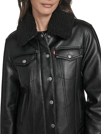 Levi's Women's Classic Sherpa Lined Trucker Jacket (Standard & Plus Sizes)