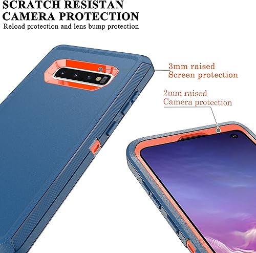Miniatura 4 de Funda para Samsung Galaxy S10 con película de TPU flexible autorreparable (paquete de 2) y película protectora de pantalla de lente de cámara 2