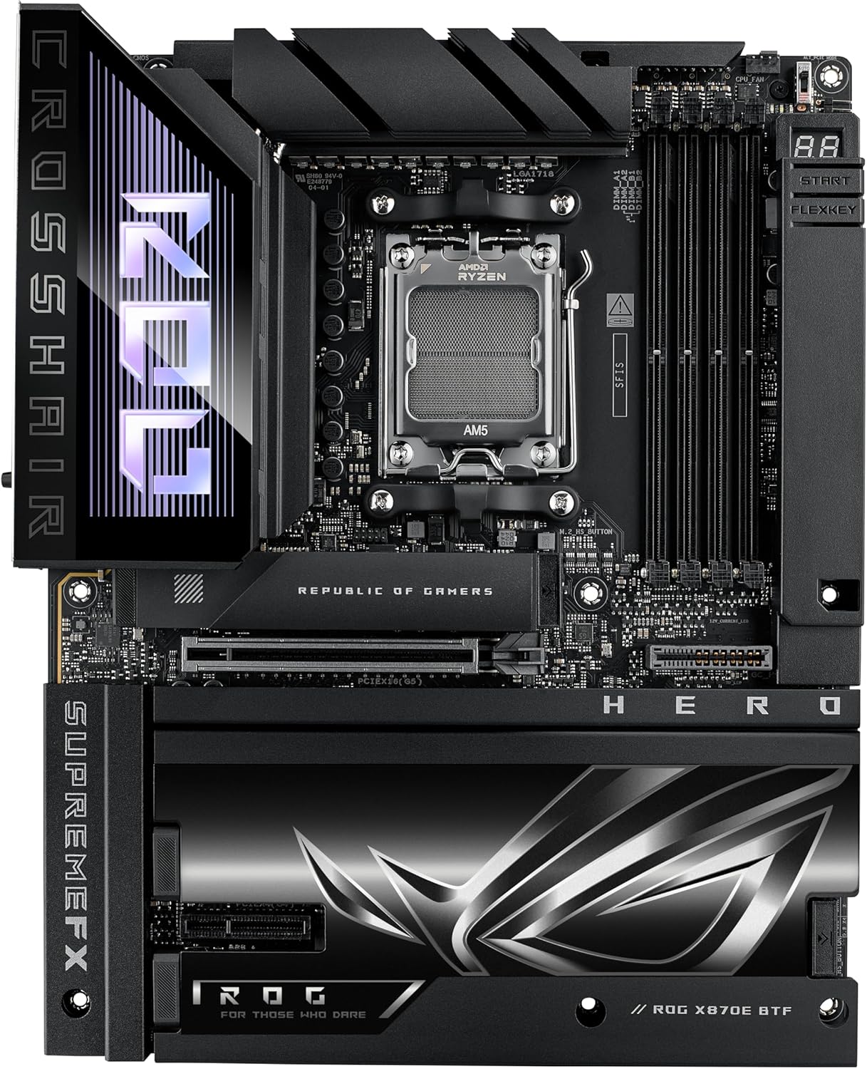 Placa ROG Crosshair X870E Hero BTF: Review Após 7 Dias de Testes