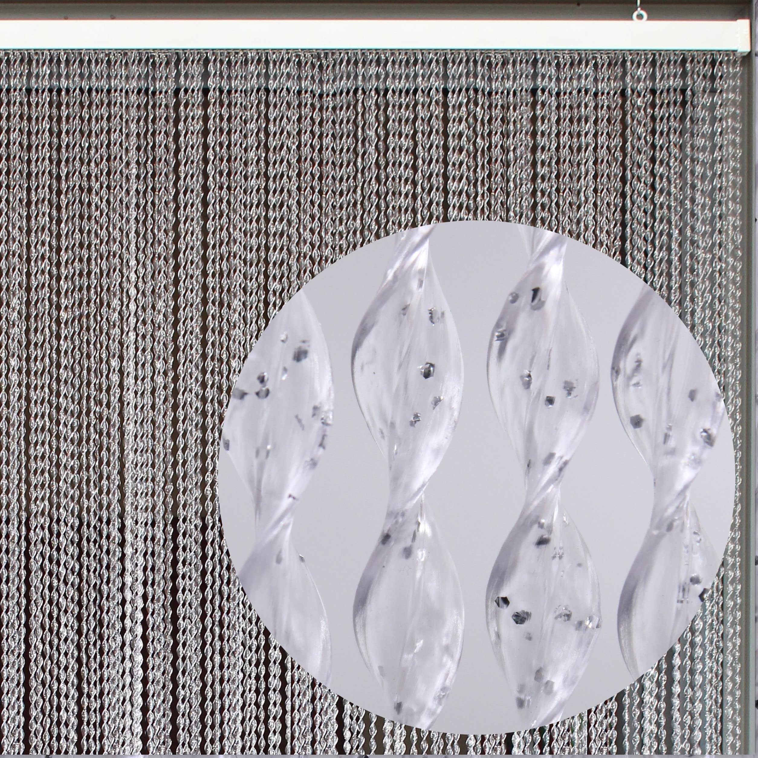 Tenda Antizanzare Modello 21 - 150x250 Cm, Verde, Supporto Alluminio, Made In Italy - Foto 3