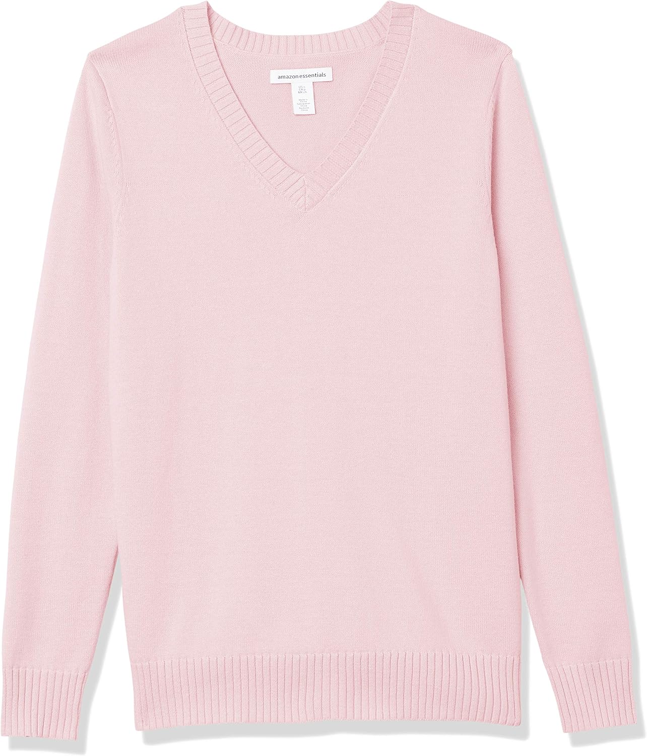 Amazon Essentials womens 100% Cotton Long-sleeve V-neck Sweater - Image 5