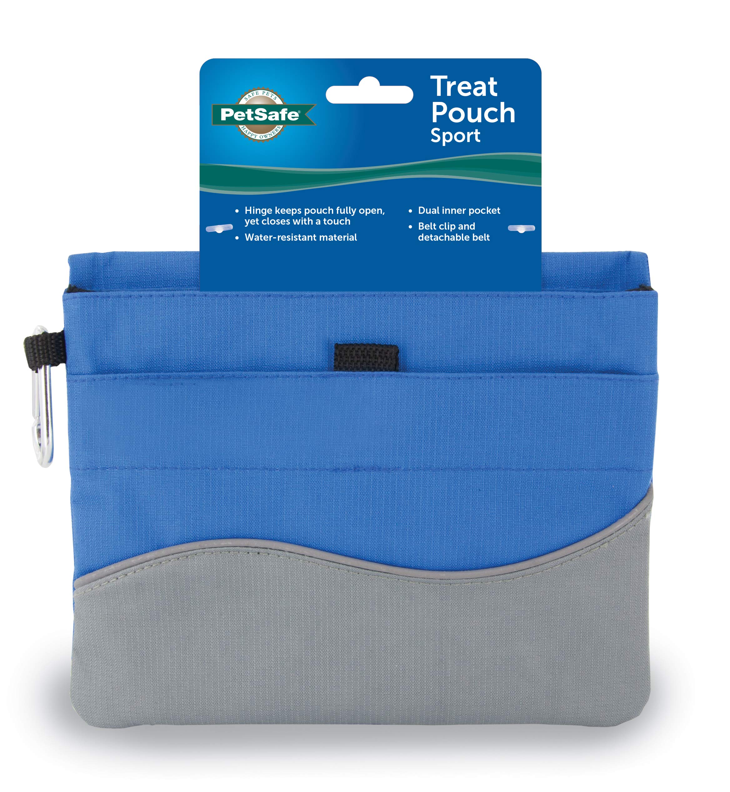 PetSafe Treat Pouch Sport- Durable, Convenient Dog Training Accessory, Cadet Blue