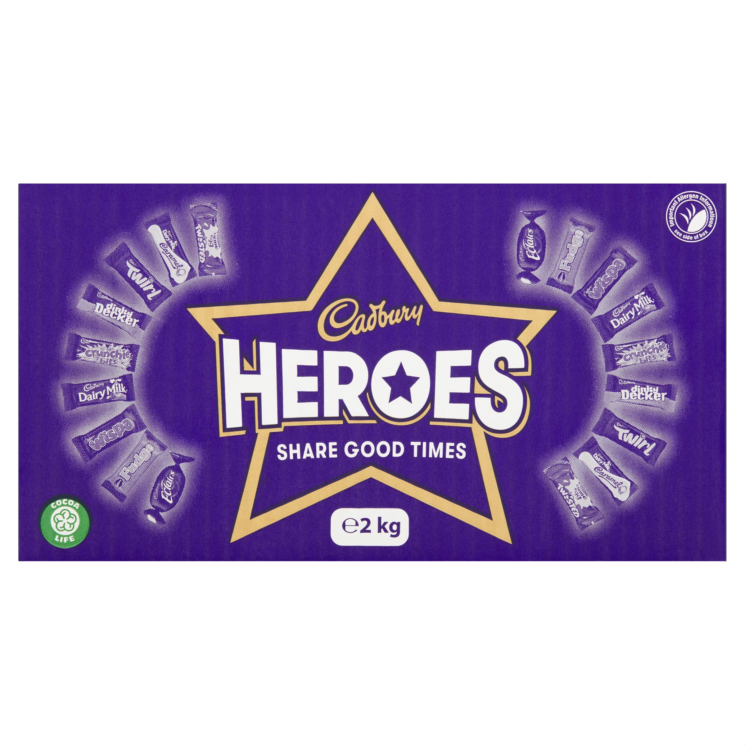 Cadbury Heroes Chocolate Bulk Sharing Box, 2 kg Buy Online in Kenya at