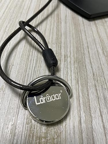 Miniatura 2 de LORADAR Placa base de anclaje de seguridad de acero inoxidable, ganchos de anillo D de anclaje de montaje en escritorio para cerraduras de cable