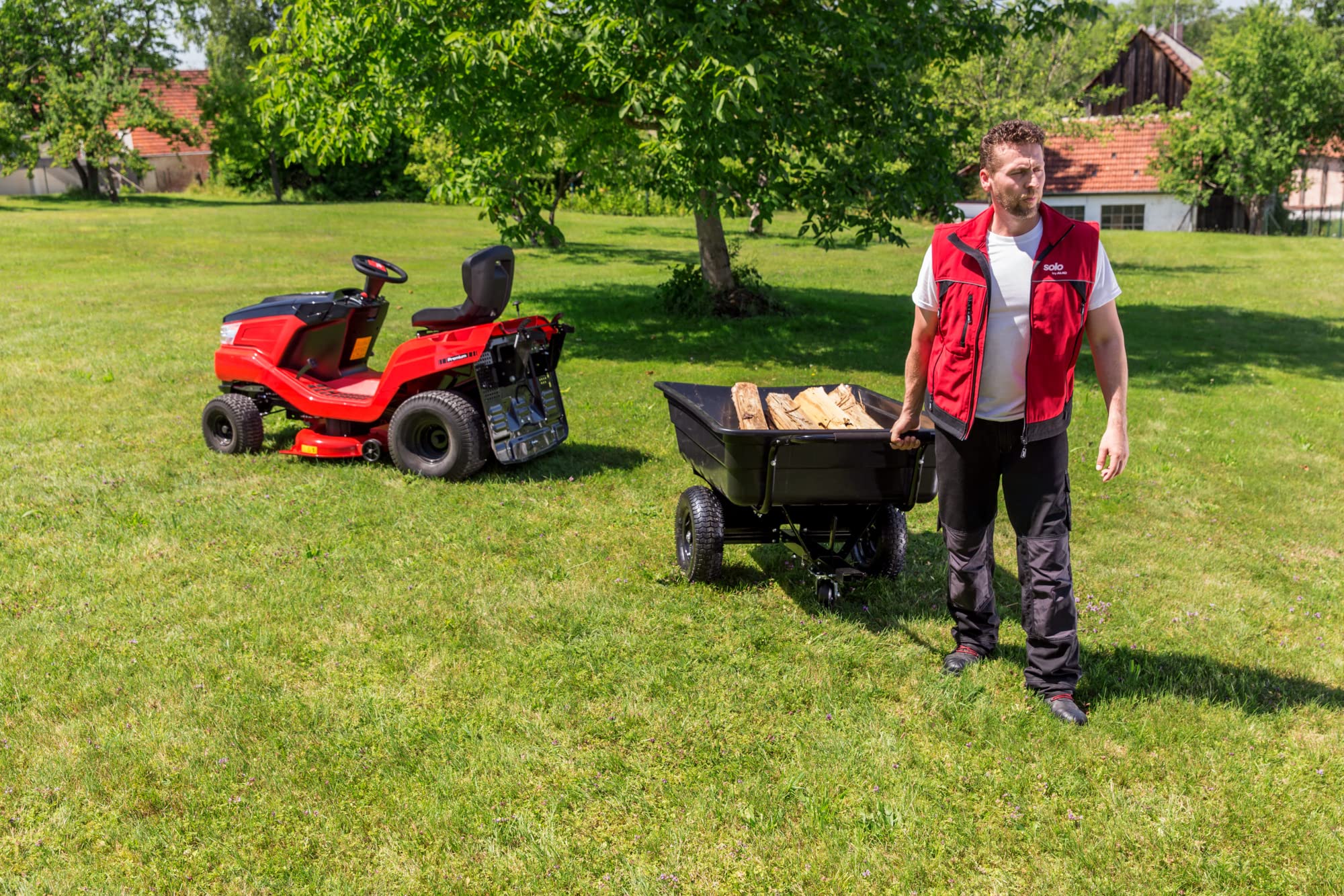 AL-KO Combi Trailer CT 400 Remorque basculante avec Charge 400 kg (Niveau) 200 kg (Pente)