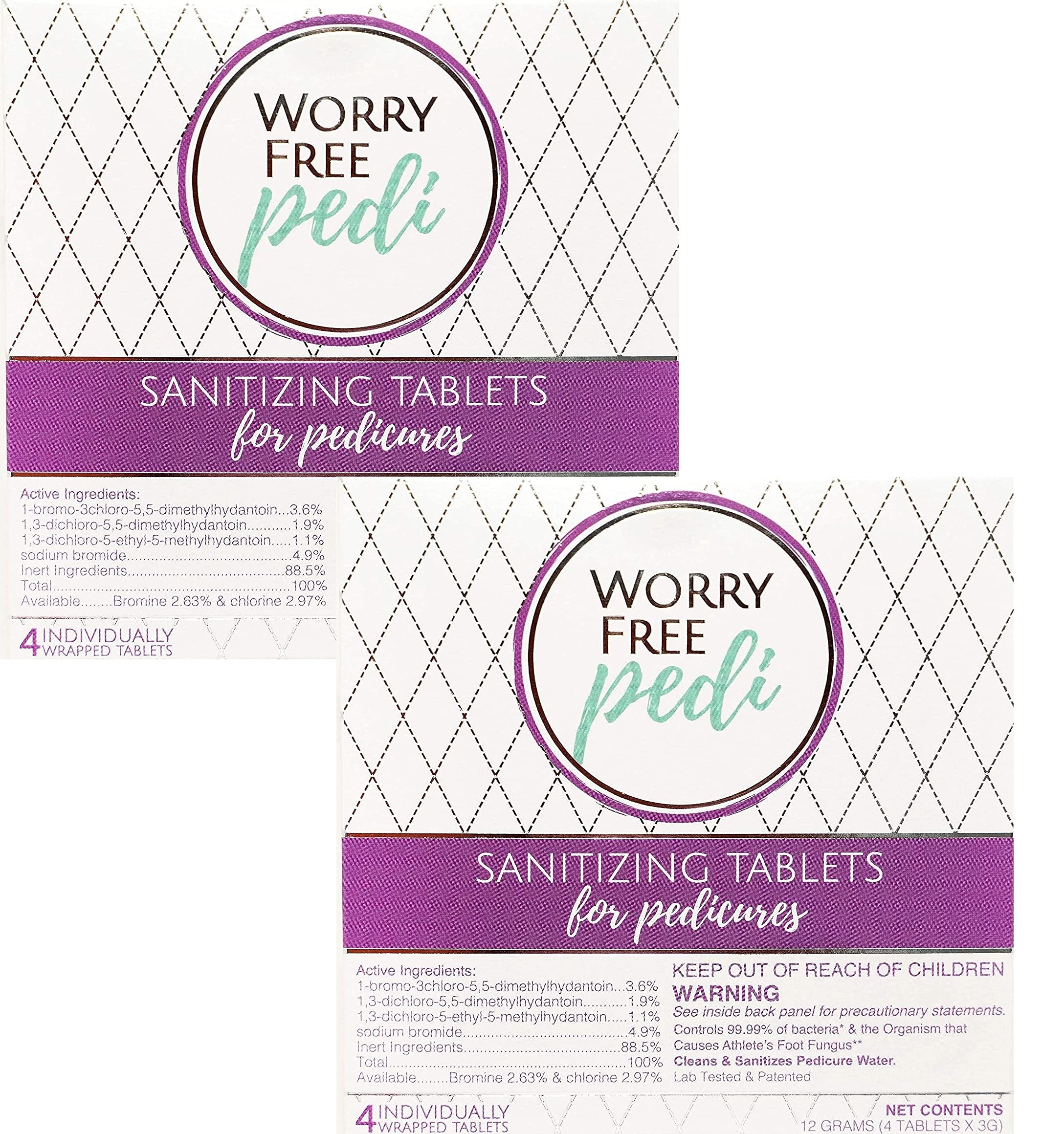 Pedicure Tablets for Rejuvenating Feet and Toes, Prevent Toenail Issues, Athletes Foot, Odor and Dry Cracked Feet