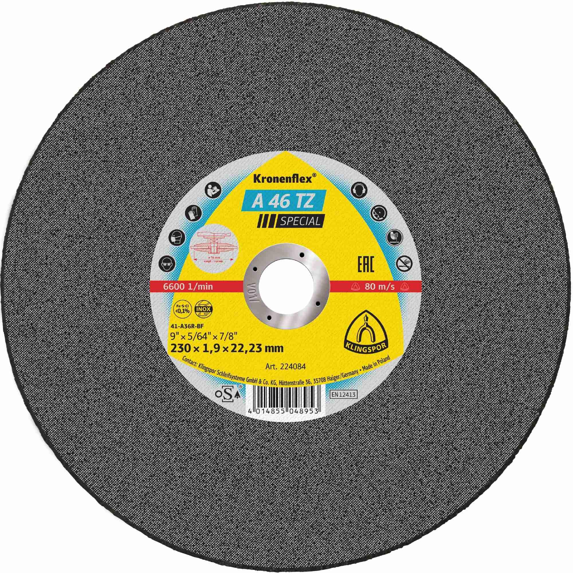 A 46 TZ - Discos de corte rectos (25 unidades, 150 x 1,6 x 22,23 mm)
