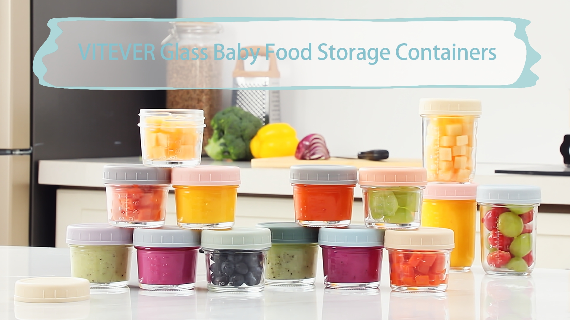 12 Stuks Glazen Babypap Containers 120ml - Herbruikbare Invriezen Bakjes Met Deksel Voor Bijvoeding - BPA-vrij En Vaatwasmachinebestendig
