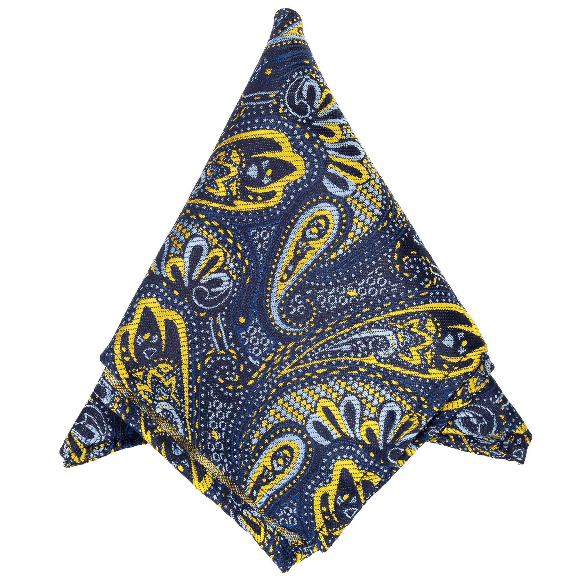 to the nines Men's Blue Pocket Square - Paisley-picture-19