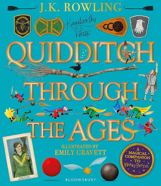 Portada de Quidditch Through The Ages - Illustrated Edition A Magical Companion T
