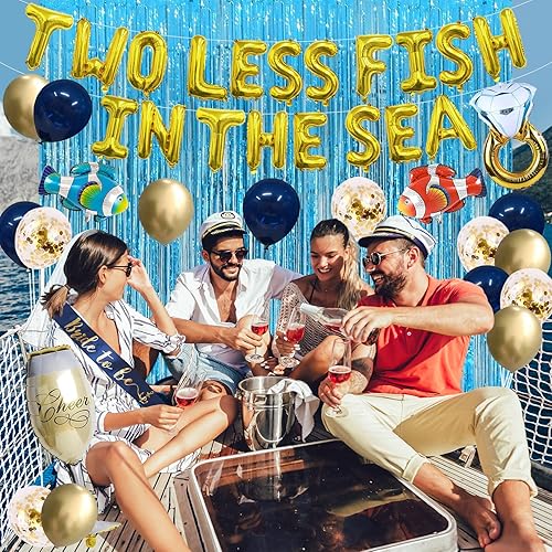 Miniatura 7 de Dos menos peces en el mar, decoraciones náuticas de despedida de soltera, regalos de playa, boda, bandera, decoración náutica de despedida de