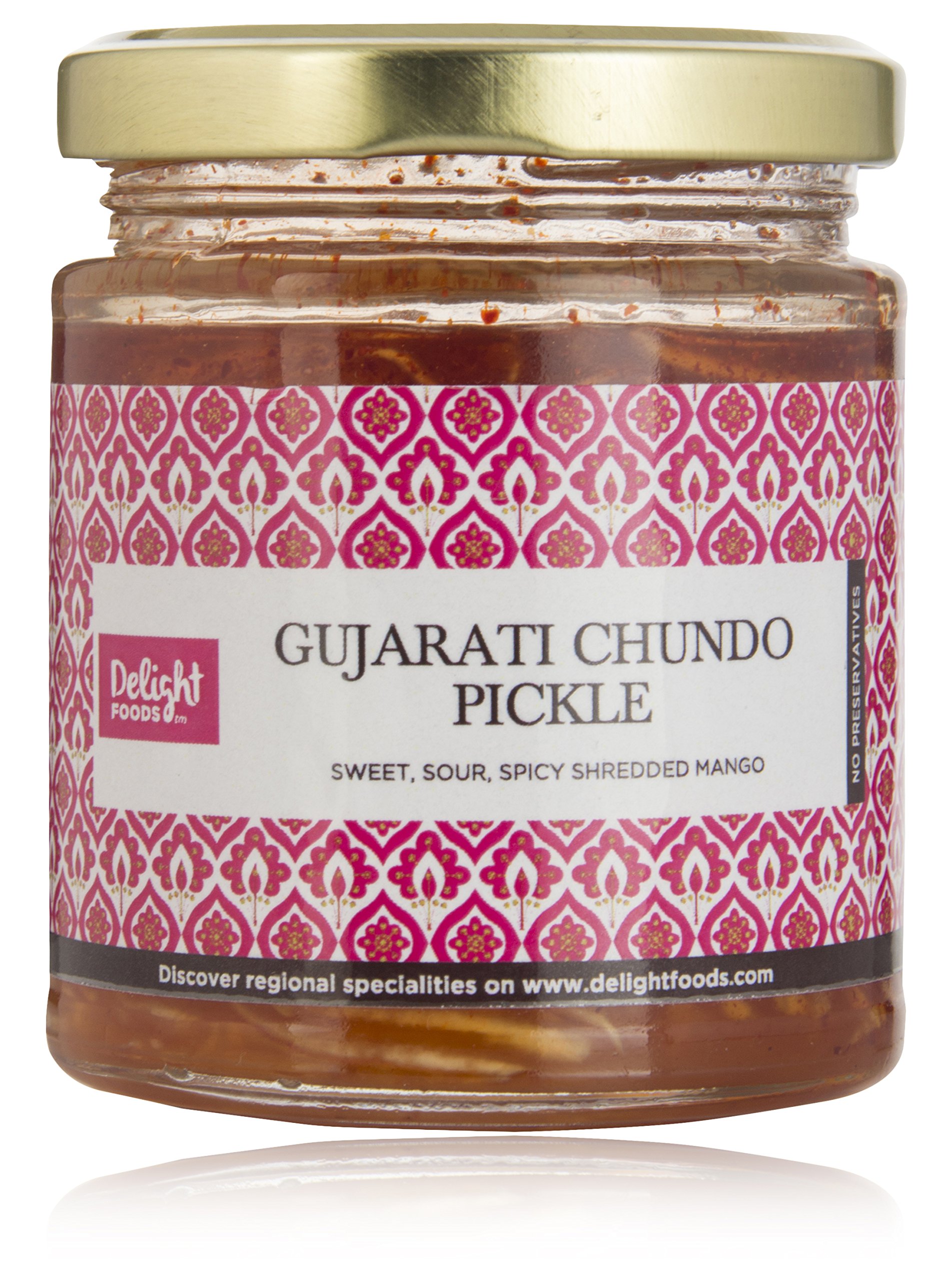 Delight Foods Gujarati Pickles | Indian Preserve, Achaar, Chutney, UppinKai, Chakna | No Preservatives (Gujarati Chundo Pickle) (B07KMNLVNR) Amazon Price History, Amazon Price Tracker
