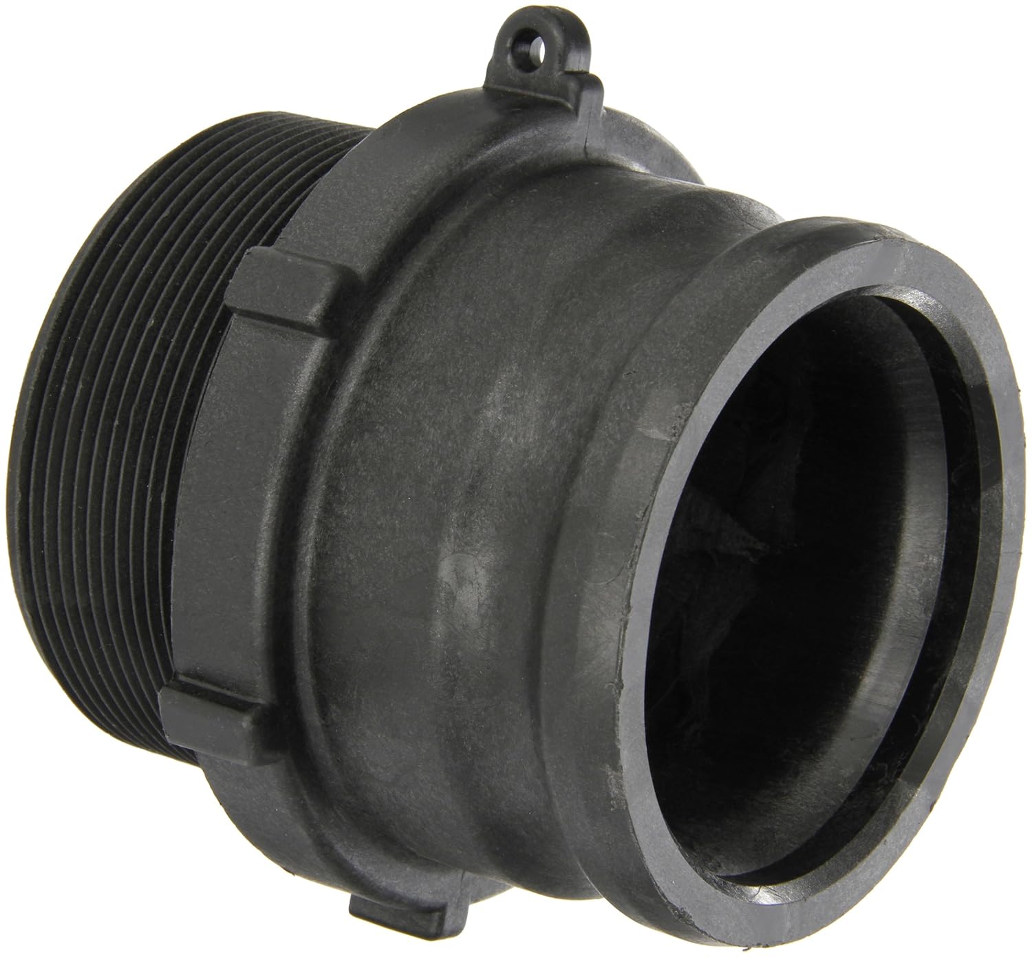 Banjo 400F Polypropylene Cam & Groove Fitting, 4" Male Adapter x NPT Male