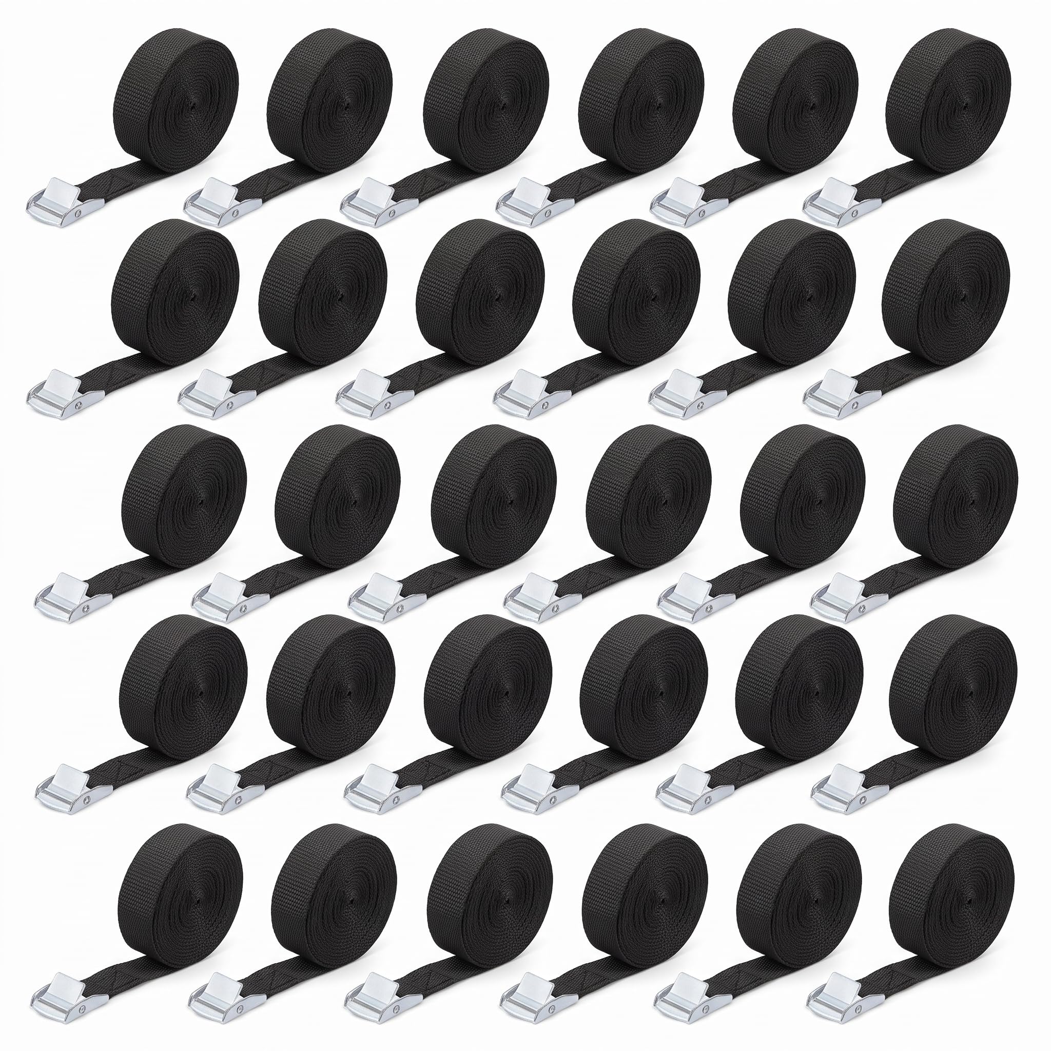 Riakrum Lashing Straps - 15 Pack, 12ft, 250lb Capacity -8
