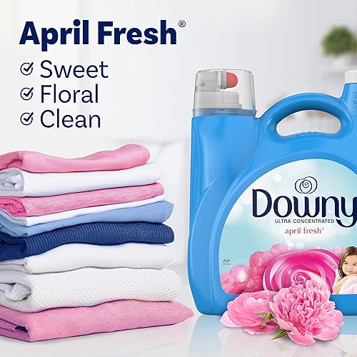 Miniatura 5 de Downy Líquido suavizante de telas, aroma fresco de abril, 111 onzas líquidas, 150 cargas