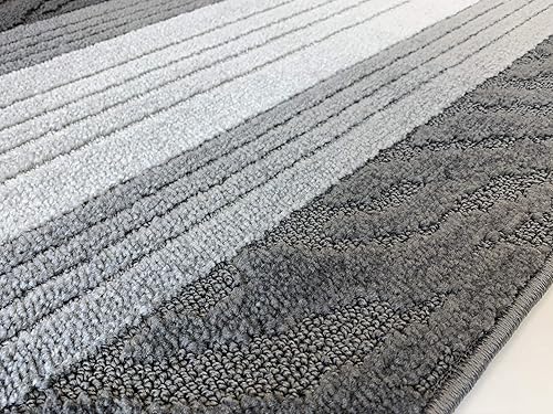 Miniatura 5 de Alfombra para pasillo de entrada, cocina, escalera, longitud personalizada, con parte trasera de goma de látex antideslizante, 26.8 in de ancho x
