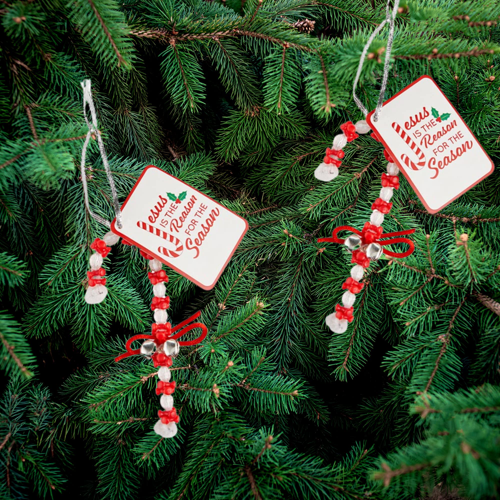 Needzo Jesus is The Reason for the Season 3.5-inch Faux Wood Christmas