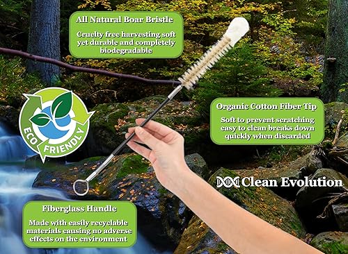 Miniatura 6 de Clean Evolution Juego de cepillos de limpieza multifuncionales mango extensible, cabezales de cepillo de limpieza flexibles que se pueden reutilizar