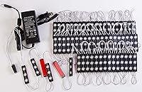 Vista 3 de Storefront Window LED Light Black Shell Pure White 5630 Módulo de inyección con UL 12 V AC Power Package (30 pies)