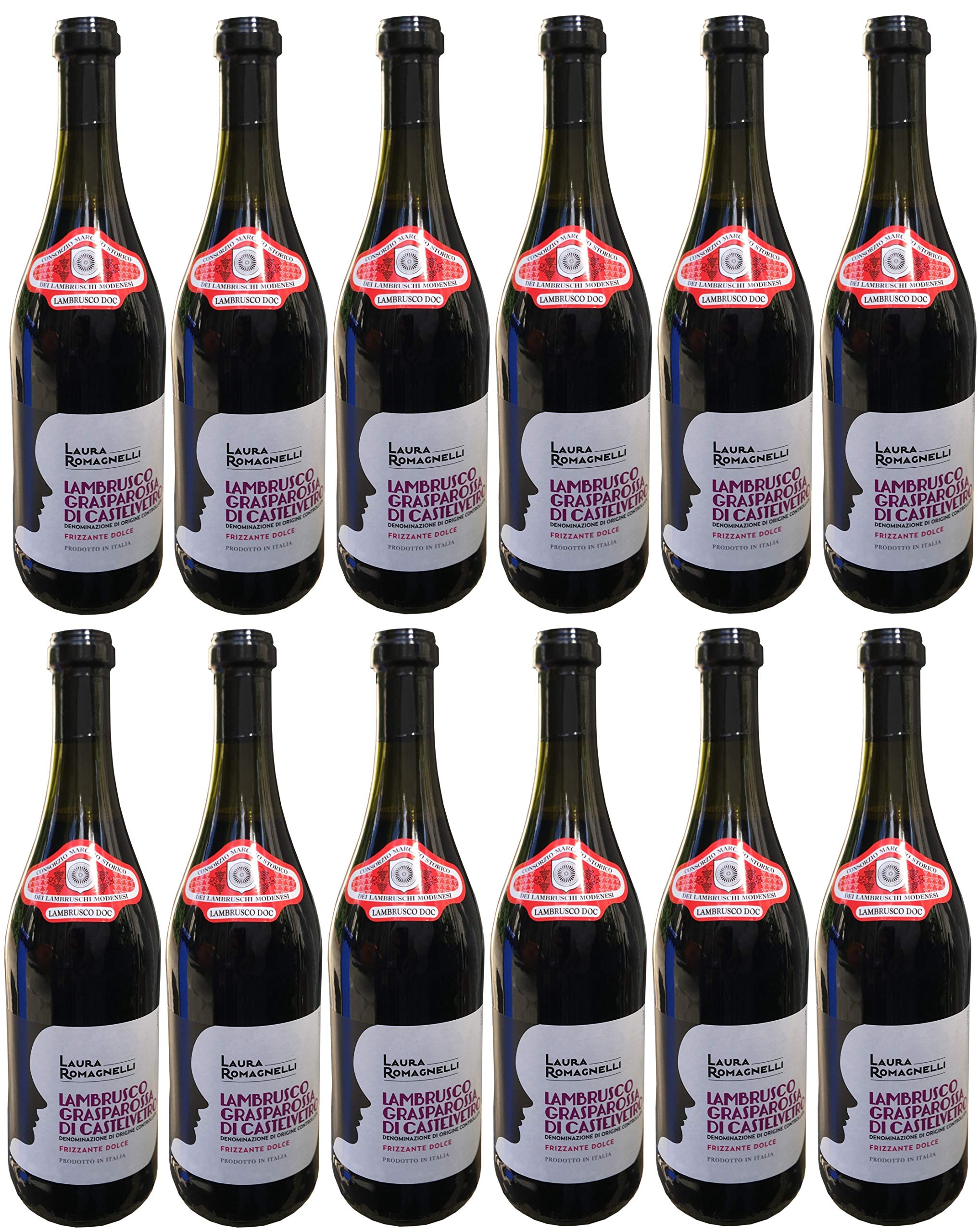 Rotwein Italien Lambrusco Grasparossa di Castelvetro DOC lieblich (12x0,75L)