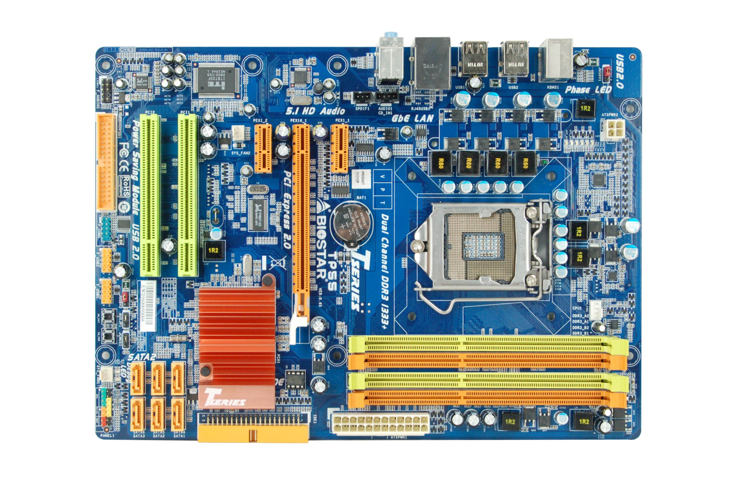 Amazon | BIOSTAR LGA1156 ATXマザーボード TP55 | Biostar 