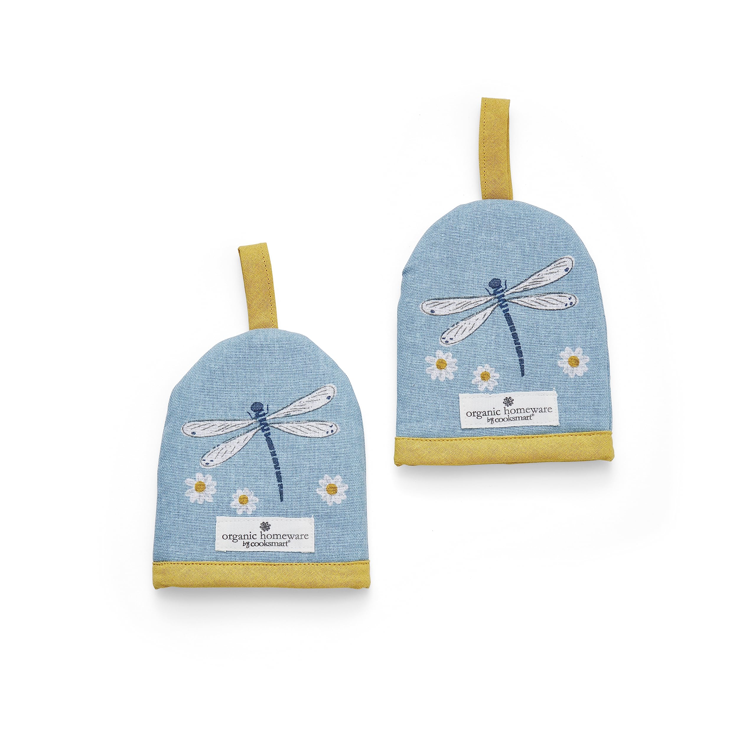 Cooksmart Pack of 2 Egg Cosy | British Designed Egg Cosy Warmer for All Sizes of Eggs | Egg Cup Cosy for All Modern Kitchen Design - English Meadows