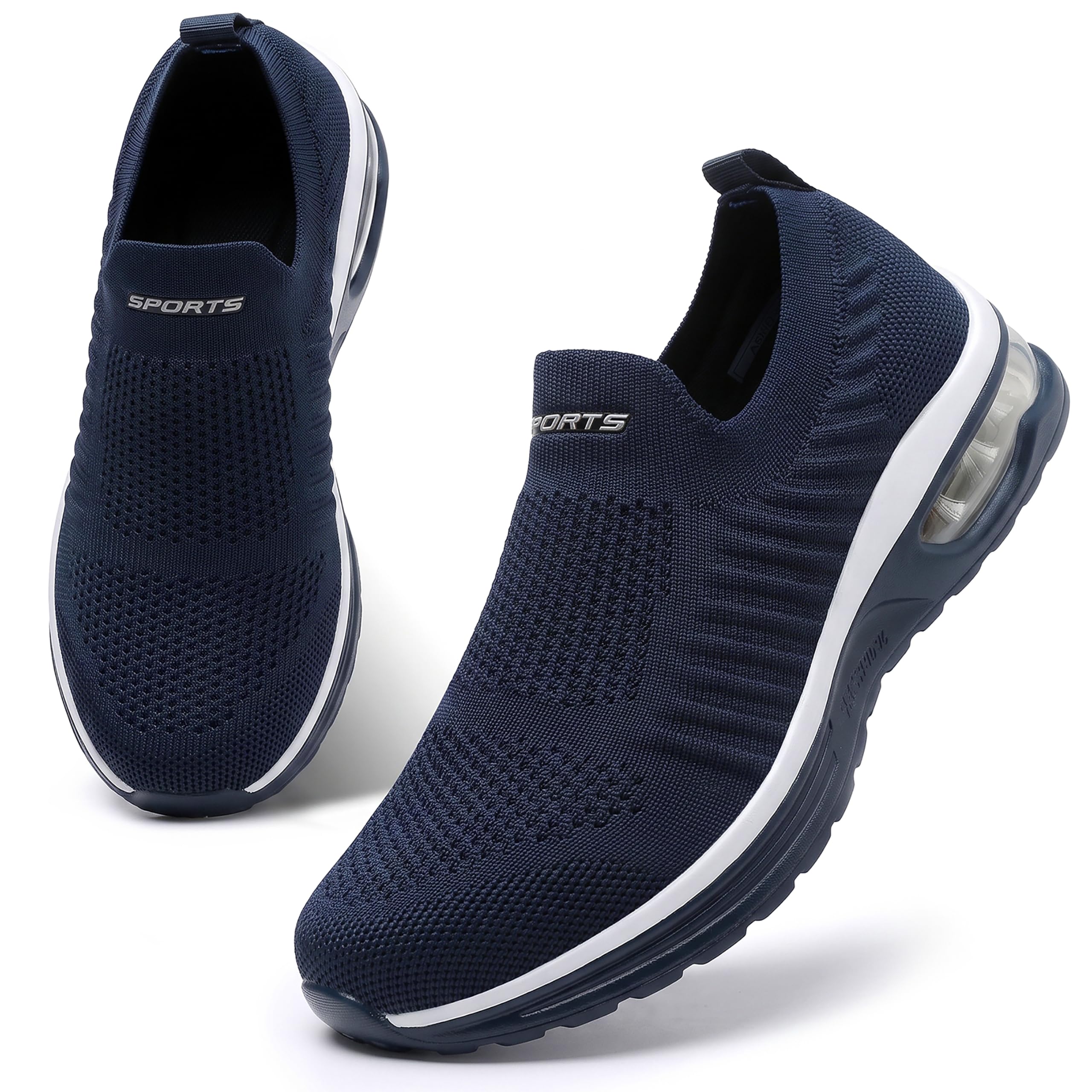 Littleplum Damen Slip On Schuhe Leicht Turnschuhe Bequem Atmungsaktiv Mesh Sneakers Sportschuhe