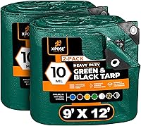 Vista 106 de Xpose Safety - Lona de poliéster resistente, 0.394 pulgadas de grosor, resistente al agua, con protección contra rayos UV, reversible