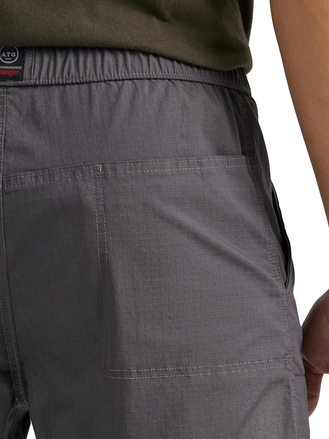 ATG by Wrangler Mens Relaxed Fit Belted Canyon Cliff Shorts - Image 7