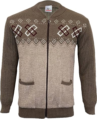 UNVC Mens Cardigan ARGYLEY Grandad 