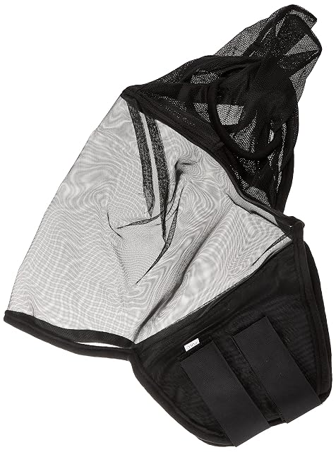 HKM Máscara anti-moscas Negro Full