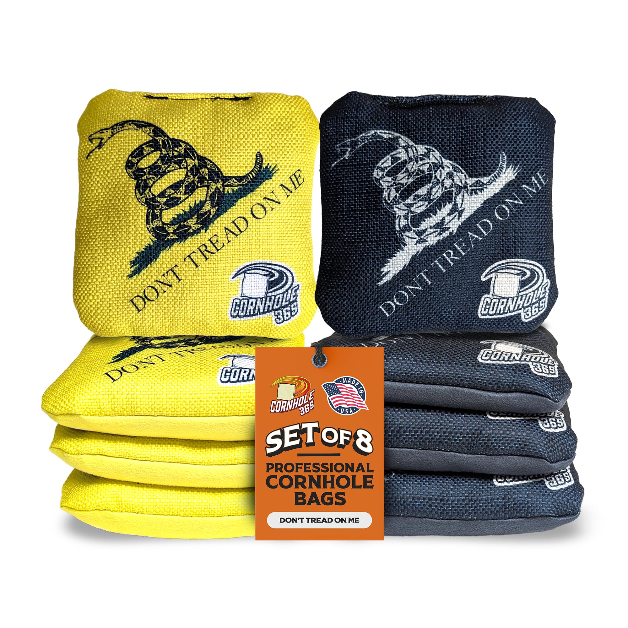 Cornhole365 - Stick & Slide - Professional Corn Hole Bag - Heavy-Duty Double-Stitched Polyester Fabric & Resin Filling for All-Weather - Versatile