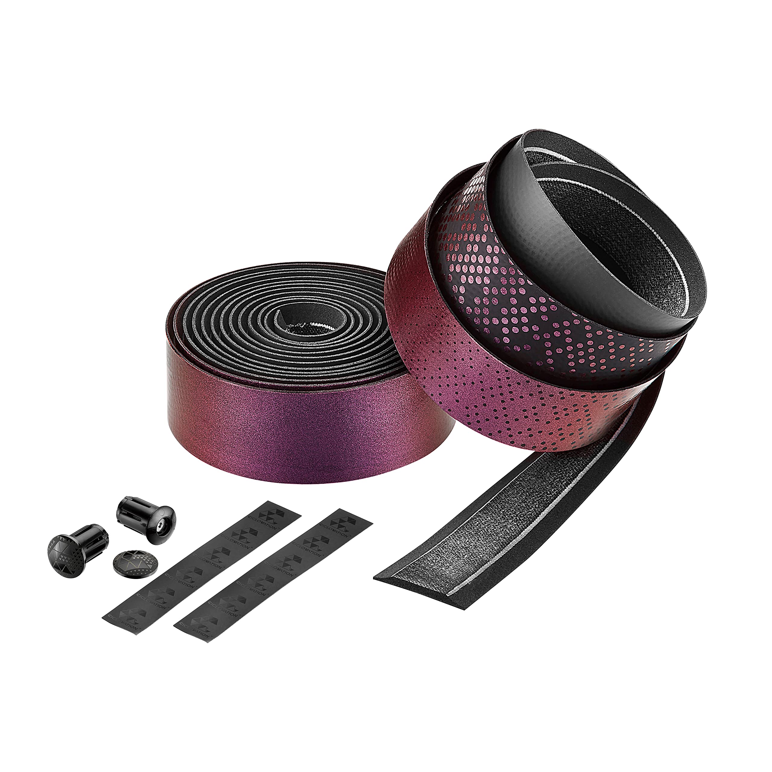 CICLOVATION BAR Tape, Leather Touch_Chameleon, Synthetic Leather with Chameleon Colorway on The Iridescent Textures for Superb Grip and handling