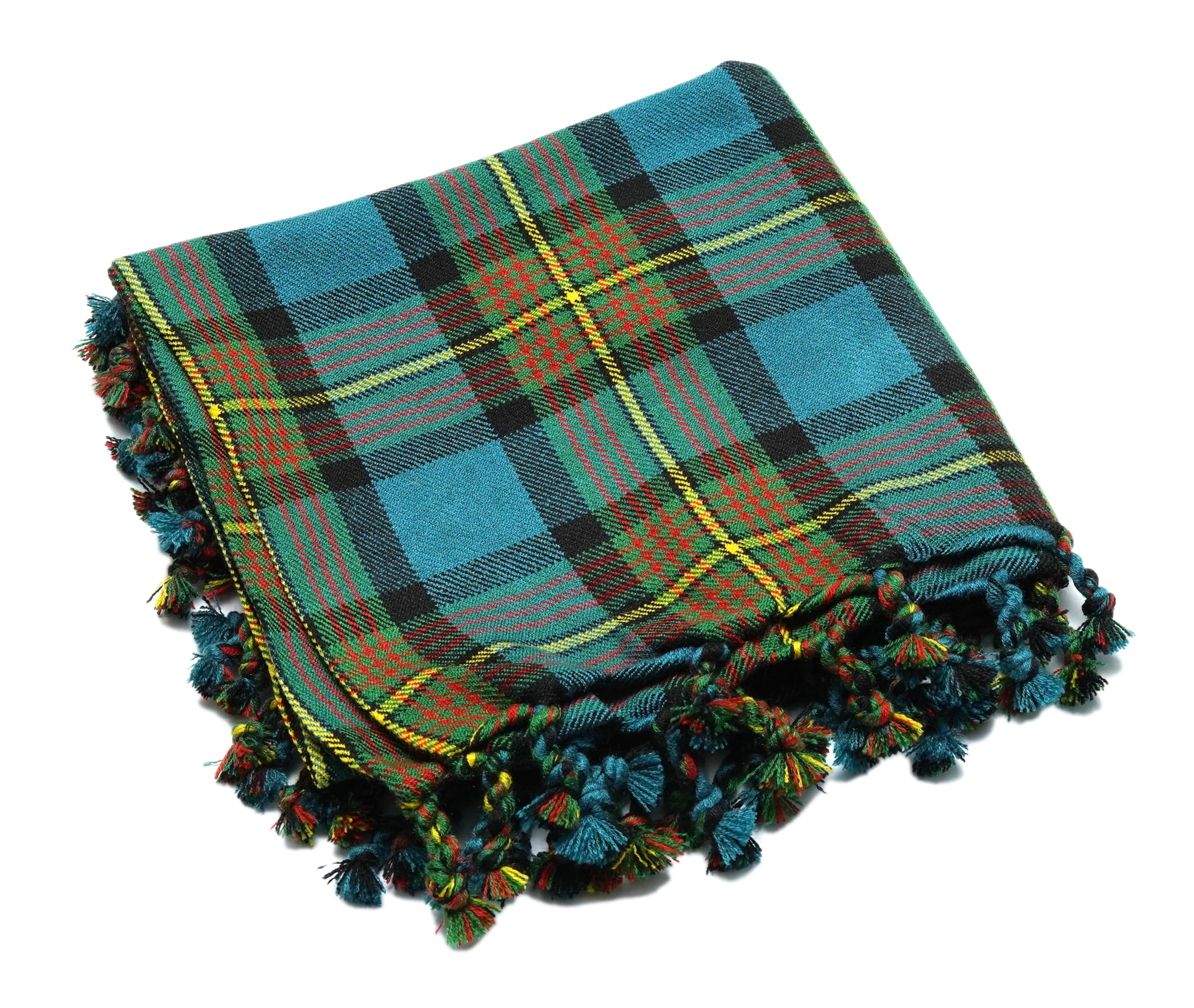 Allsafe Traders Scottish Men's Kilt Tartan Fly Plaid, Muir, Standard