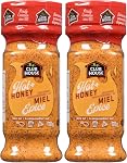 Club House Hot+ Honey Assaisonnement, sans gluten, halal, casher, combo de chaleur et sucré, parfait pour la viande grillée, saumon, boulettes de viande, dips, poulet & Snacks de nuit, Délicieux sur le popcorn, 170g