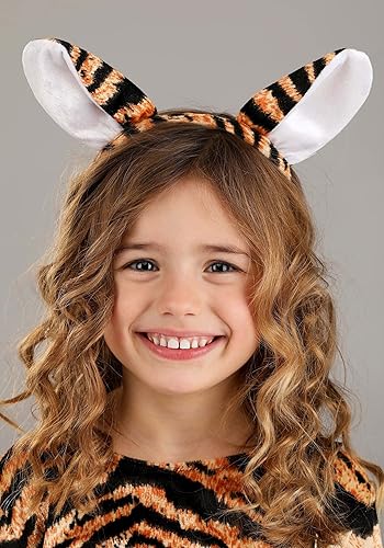 Miniatura 6 de Fun Costumes Kids Tiger Costume Small Tiger Costume Velour Dress with Glittery Tulle Ruffles, Tiger Costume for Girls