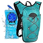Zavothy Hydration Backpack with 2L Water Bladder, Lightweight Hydration Pack for Cycling, Running, Biking and Hiking Green