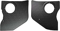 Retro Manufacturing KP-C41-6162 Blank Kick Panels for 1961-62 Chevy Impala, Bel Air, Biscayne - Angled 6.5" Speaker Mount