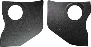 Retro Manufacturing KP-C41-6162 Blank Kick Panels for 1961-62 Chevy Impala, Bel Air, Biscayne - Angled 6.5" Speaker Mount