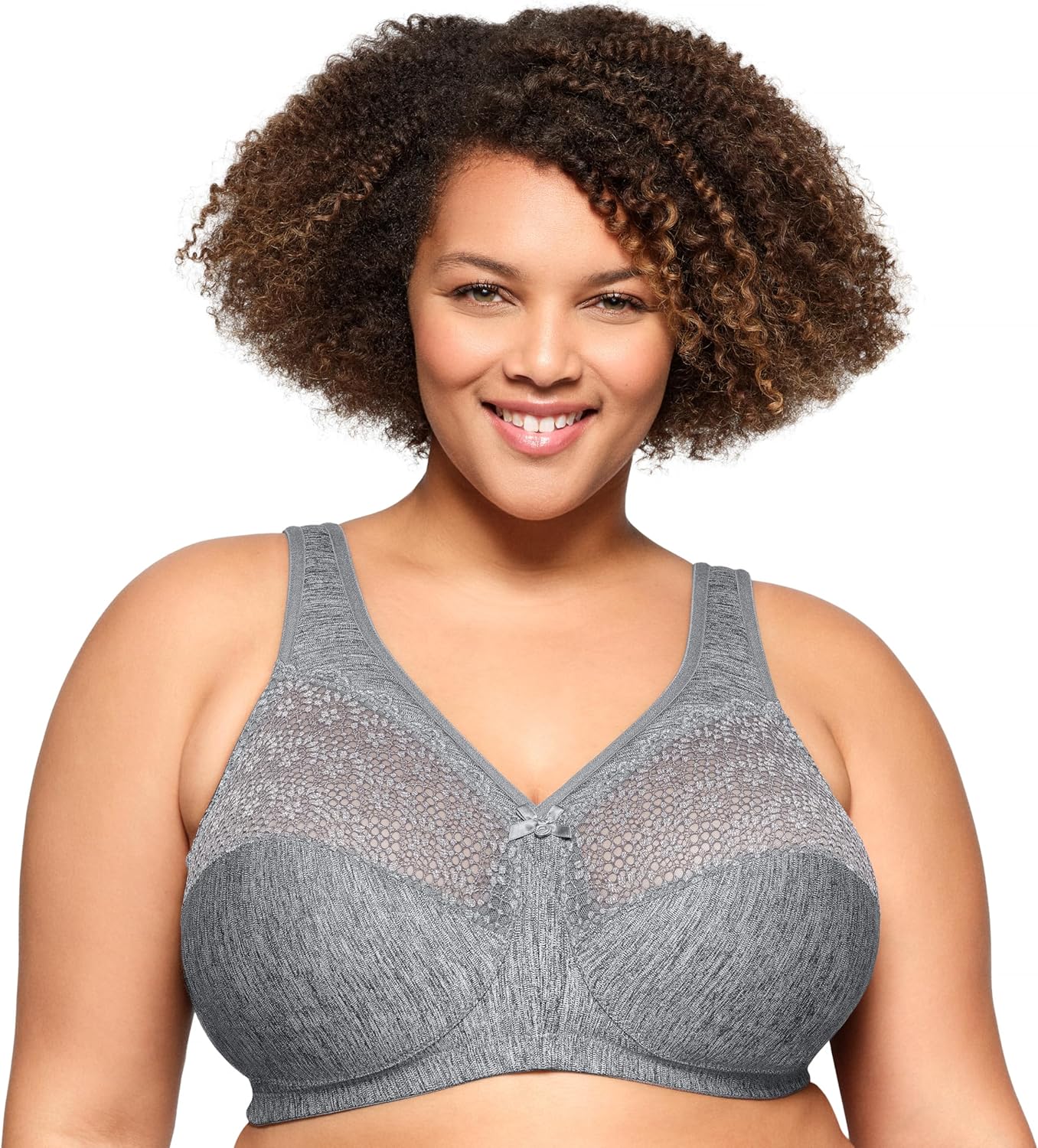 Full Figure Plus Size MagicLift Moisture Control Bra Wirefree #1064 - Image 9