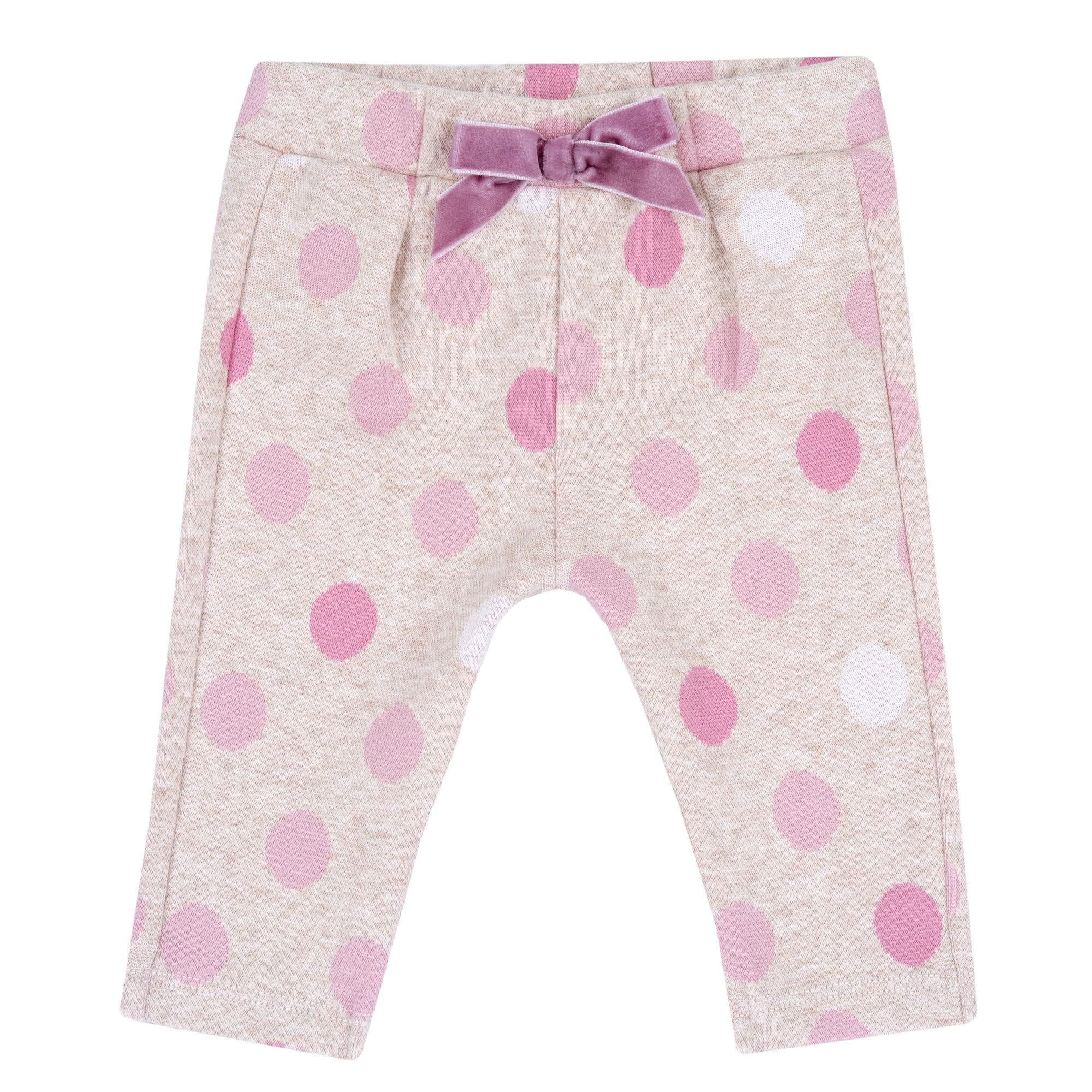 Chicco, Babyhose mit Gummizug und Herzchen, Rosa
