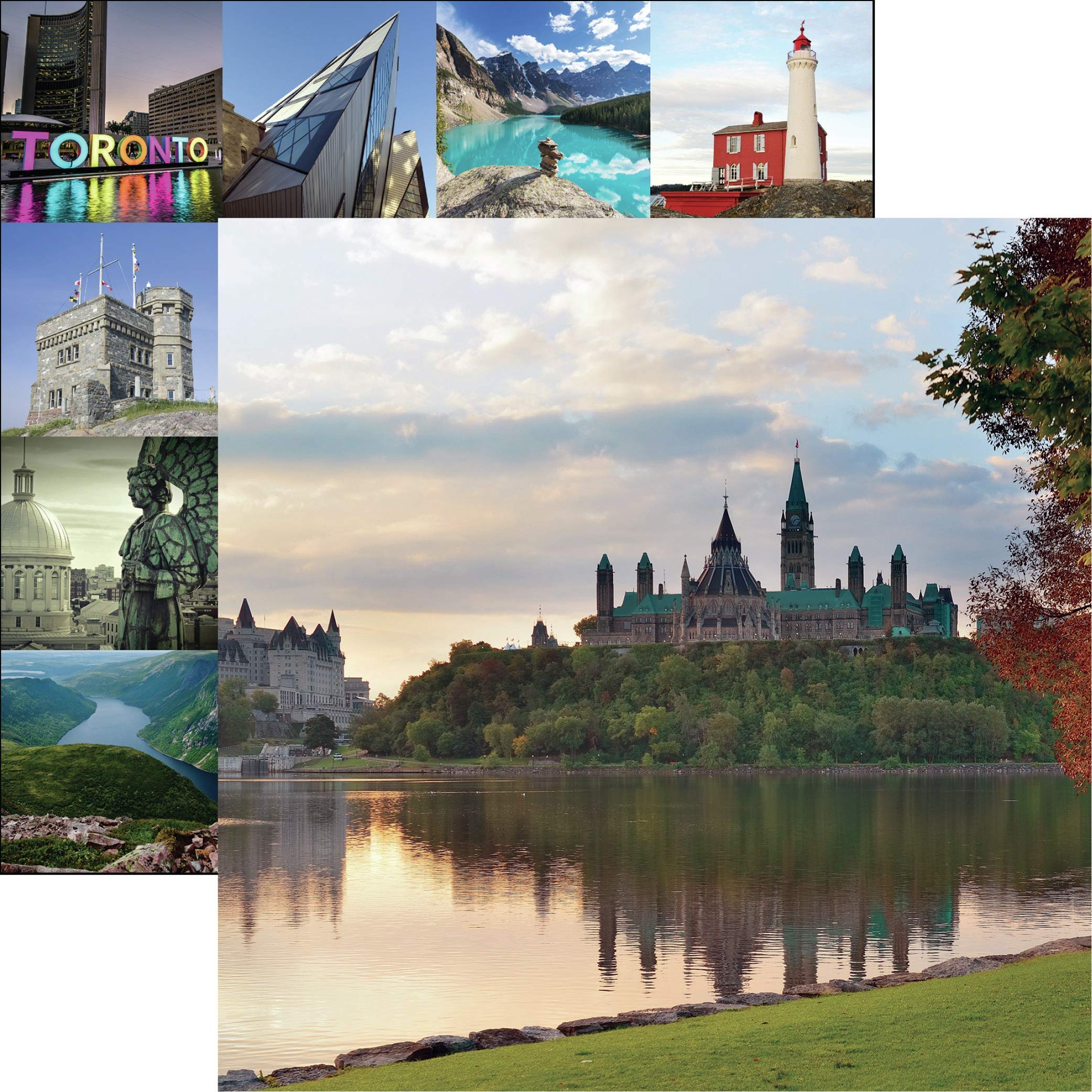 Papier Canada Colline du Parlement 30,5 cm pour graver vos souvenirs d'Ottawa