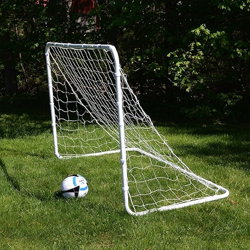 Miniatura 16 de Franklin Sports Porterías de fútbol de competición – Porterías de fútbol de acero portátiles para patio trasero – Portería de fútbol para adultos +