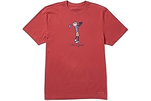 Life is Good Men's Crusher T-Shirt: Golf Jake